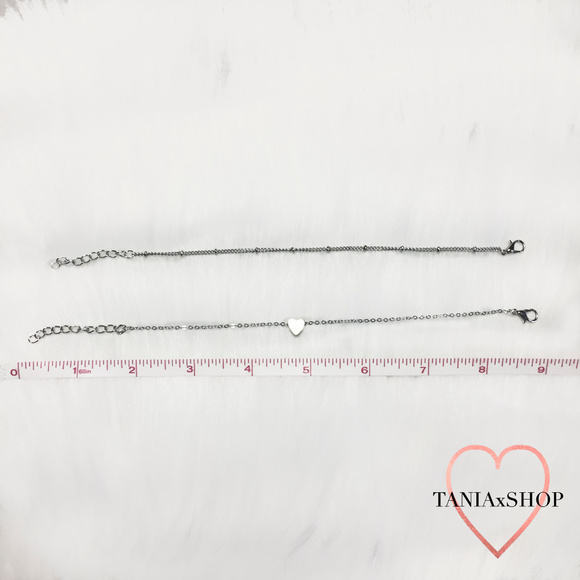 3/$20 Silver Heart Bracelet - Picture 4 of 4